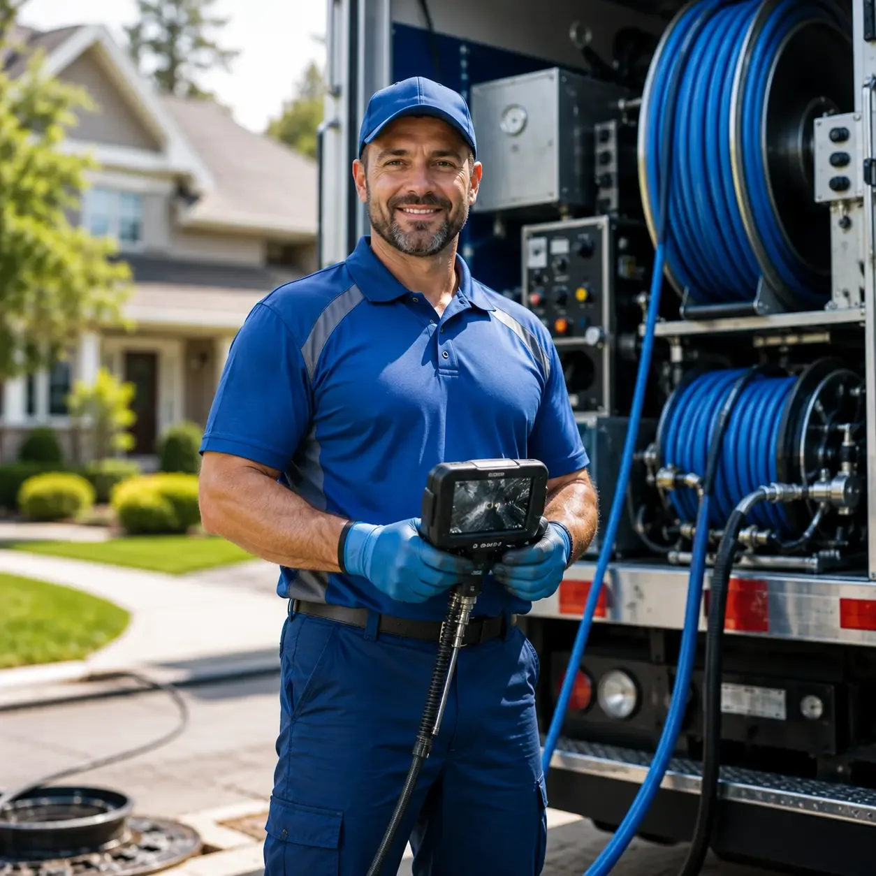 Local outdoor drain cleaning specialists in Blue Ridge, TX
